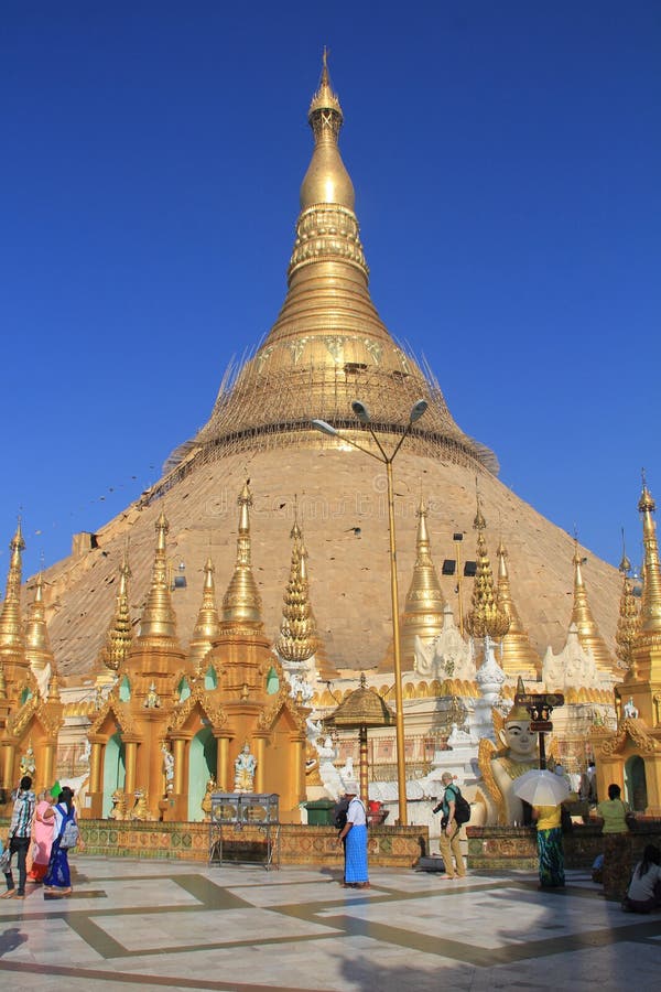 Pagode de shwedagon photo stock