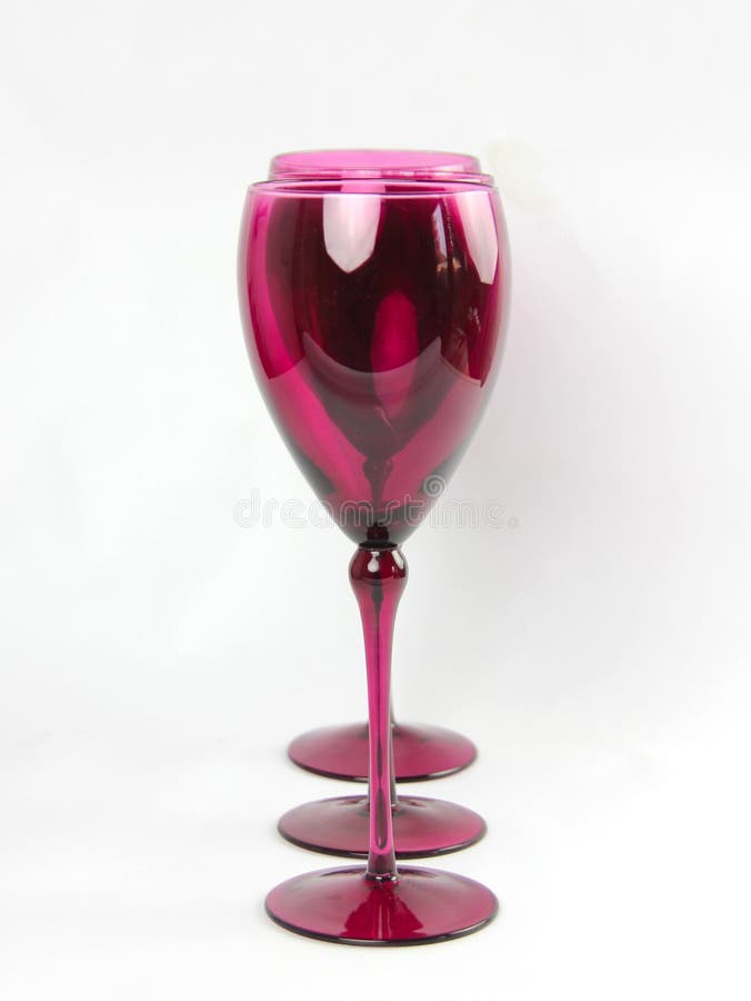 Pahare de vin elegante stock images