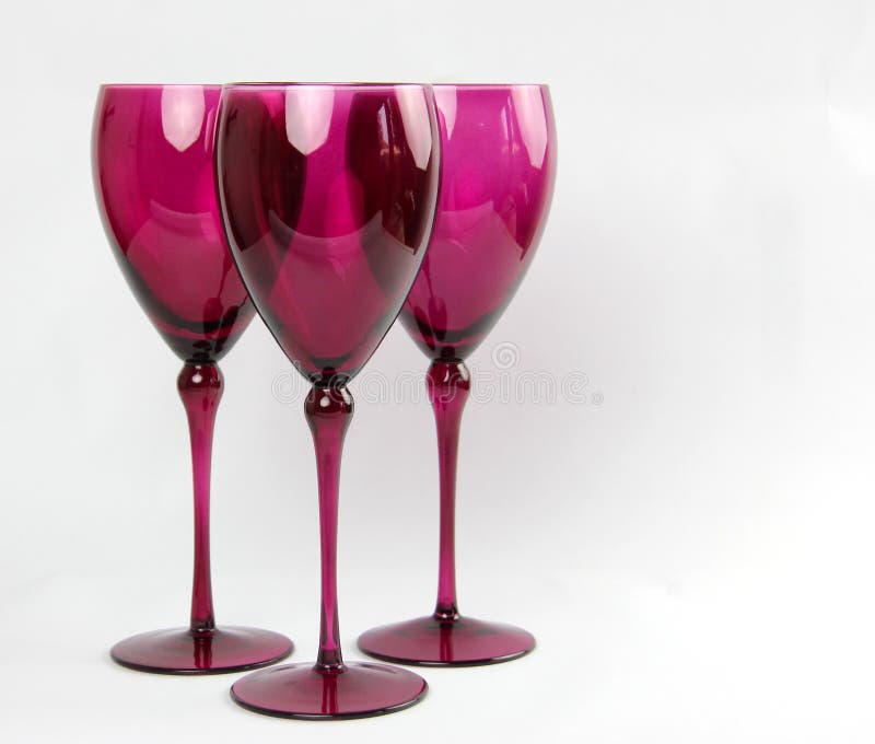 Pahare de vin elegante royalty free stock image