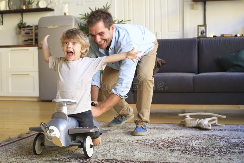 Pai e filho imagem de stock royalty free