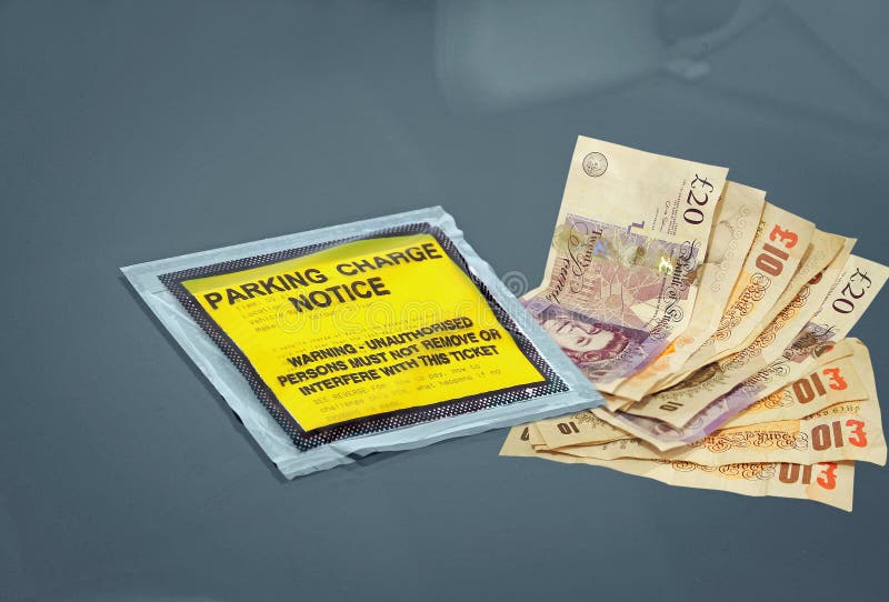 Paid car parking charge penalty notice