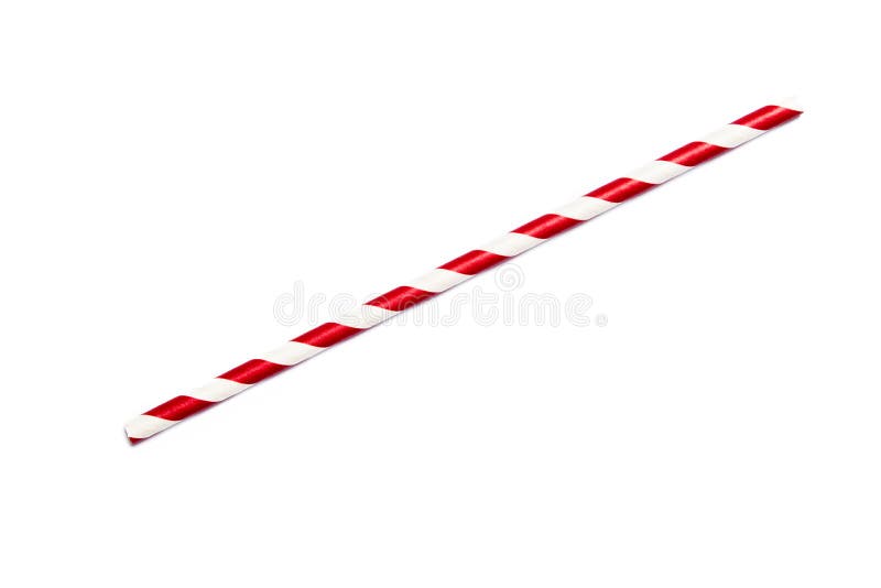 Paille à boire rouge photographie stock libre de droits Paille à boire rouge photographie stock libre de droits
