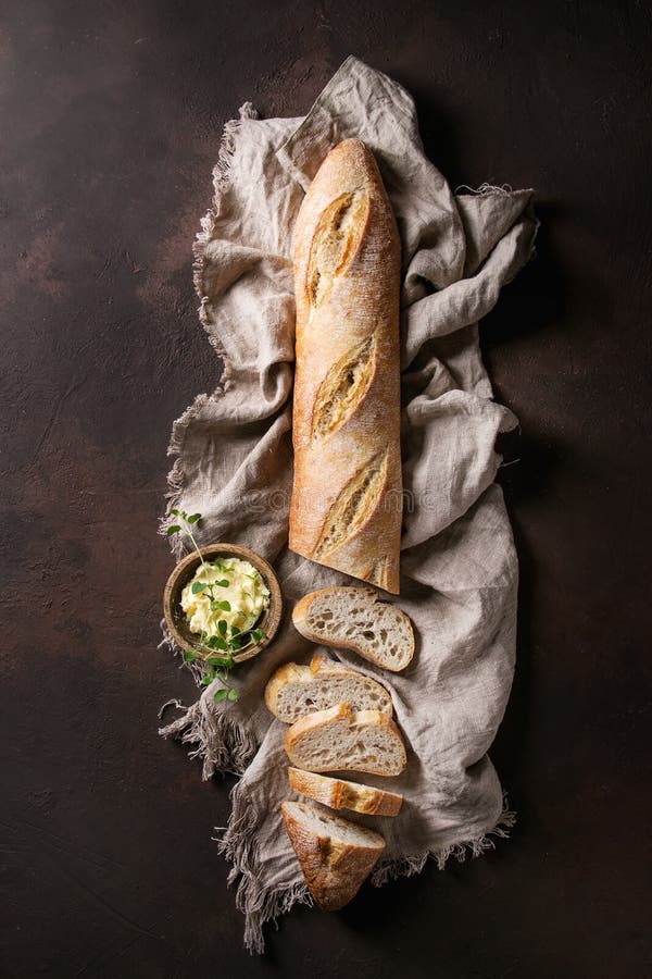 Pain de baguette d'artisan image libre de droits Pain de baguette d'artisan image libre de droits