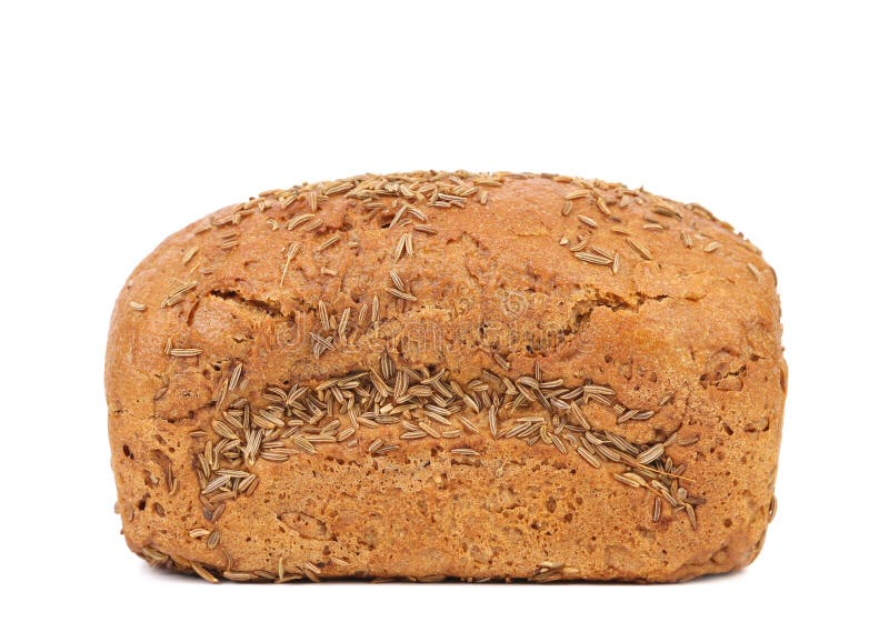 Pain de Rye avec la graine de cumin photographie stock Pain de Rye avec la graine de cumin photographie stock