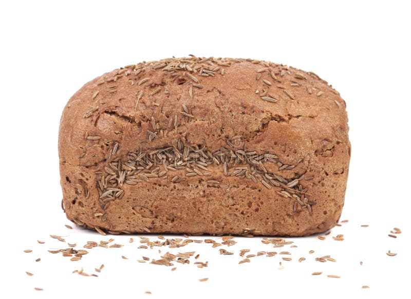 Pain de Rye avec la graine de cumin photo stock Pain de Rye avec la graine de cumin photo stock
