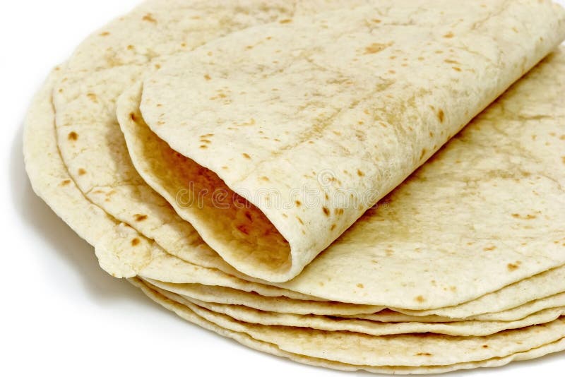 Pain de tortilla photo stock. Image du taco, blanc, ingrédient 6281066