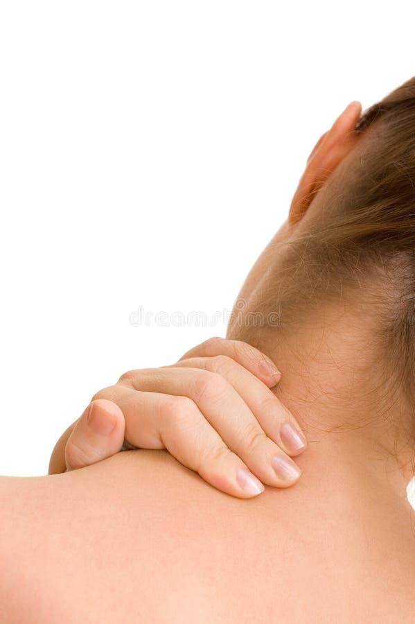 Pain in a neck at the woman