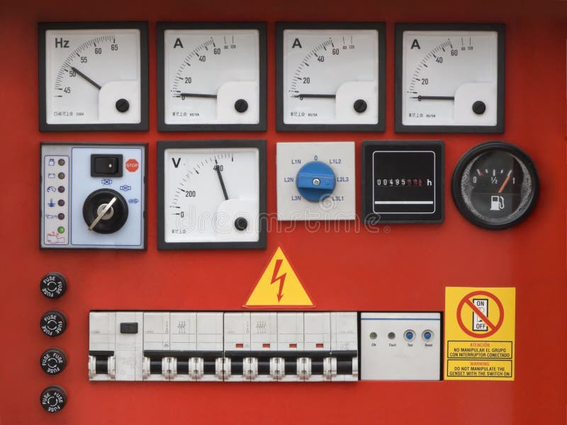 Painel de controle fotografia de stock royalty free Painel de controle fotografia de stock royalty free