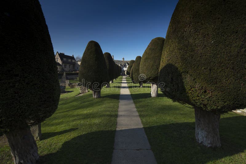 Painswick, Gloucestershire, Великобритания, 24-ое февраля 2019, церковь St Marys в Painswick стоковое изображение Painswick, Gloucestershire, Великобритания, 24-ое февраля 2019, церковь St Marys в Painswick стоковое изображение