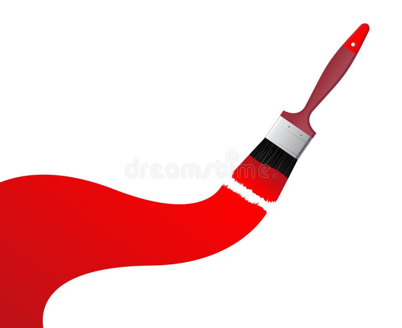 Paint Brush royalty free illustration