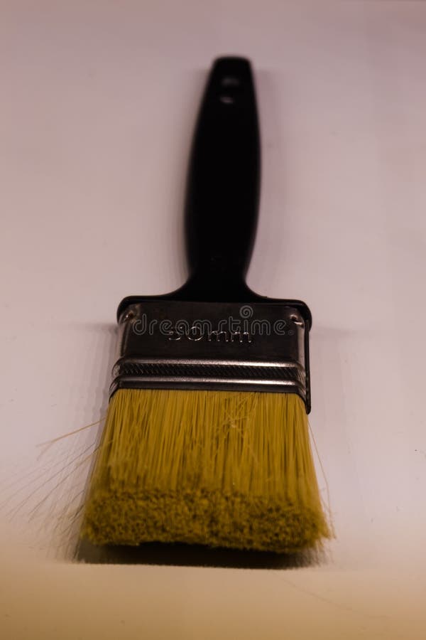 Paint brush 50 mm stock image. Image of color, black 118507553