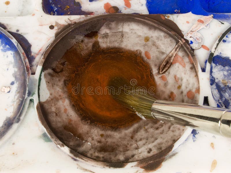 Paint Brush And Palette Picture. Image 4439582