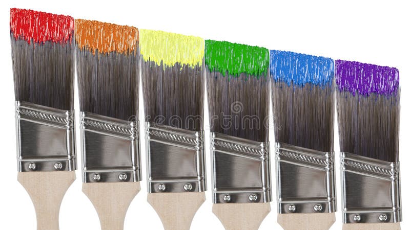 Paint Brushes Stock Photo Image Of Crafts Acrylic Brushes 9329688