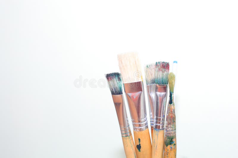 Artist paintbrush stock photo. Image of artistic, leisure 3429206