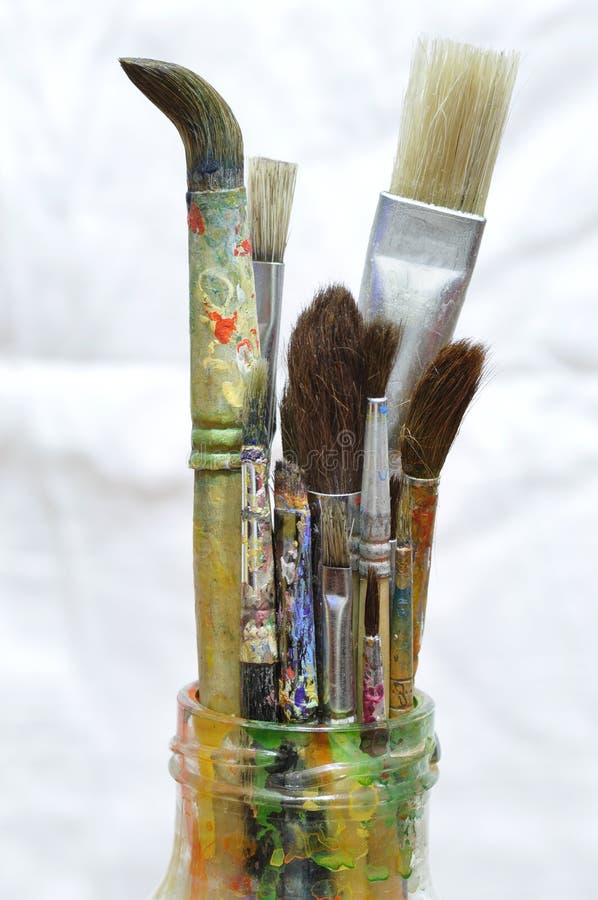 268 Old Paint Brushes Jar Stock Photos Free & RoyaltyFree Stock