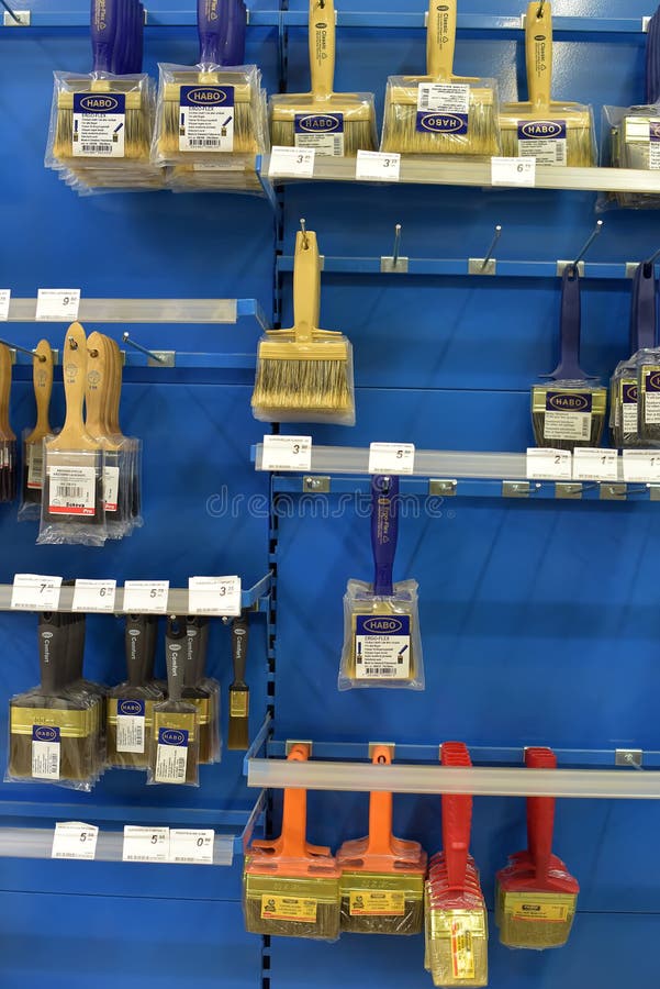 Paint brushes for sale. editorial photo. Image of home 39241711