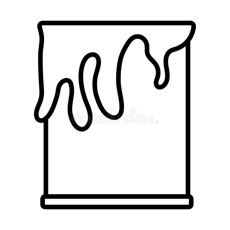 Paint Can Icon stock vector. Illustration of caticons 245203314