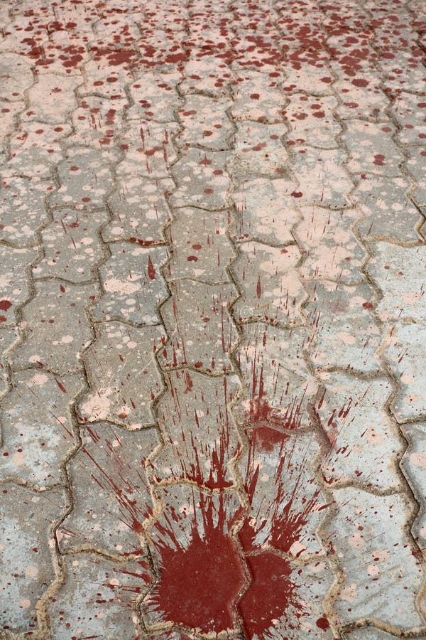 Paint on the cement block. stock image. Image of broken - 27346953