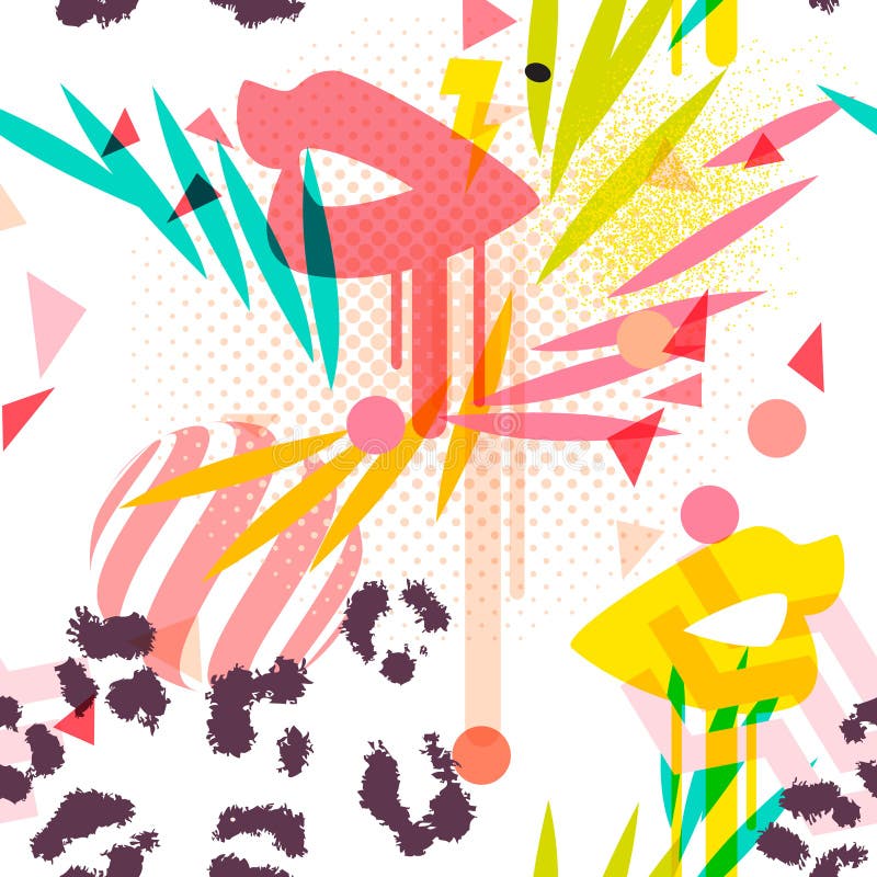 Paint dripping lips pattern royalty free illustration Paint dripping lips pattern royalty free illustration