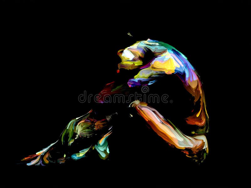 Paint of Human Form stock image. Image of drama, human 202010013