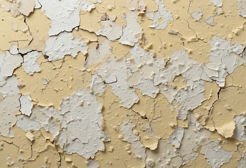 Paint on a Old Wall Show Cracking Texture. Generative Ai lizenzfreie abbildung