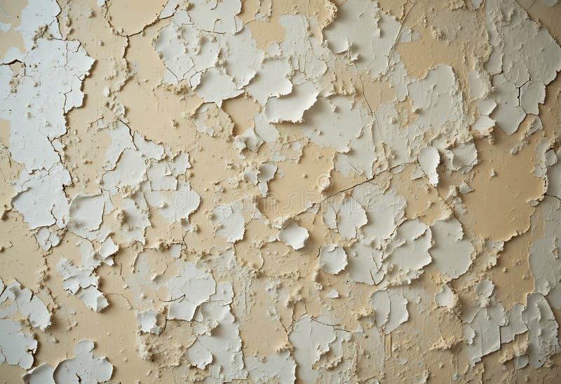 Paint on a Old Wall Show Cracking Texture. Generative Ai lizenzfreie abbildung