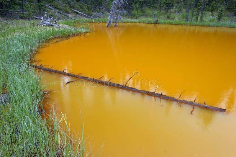 The Paint Pots, Kootenay National Park Stock Image Image of national