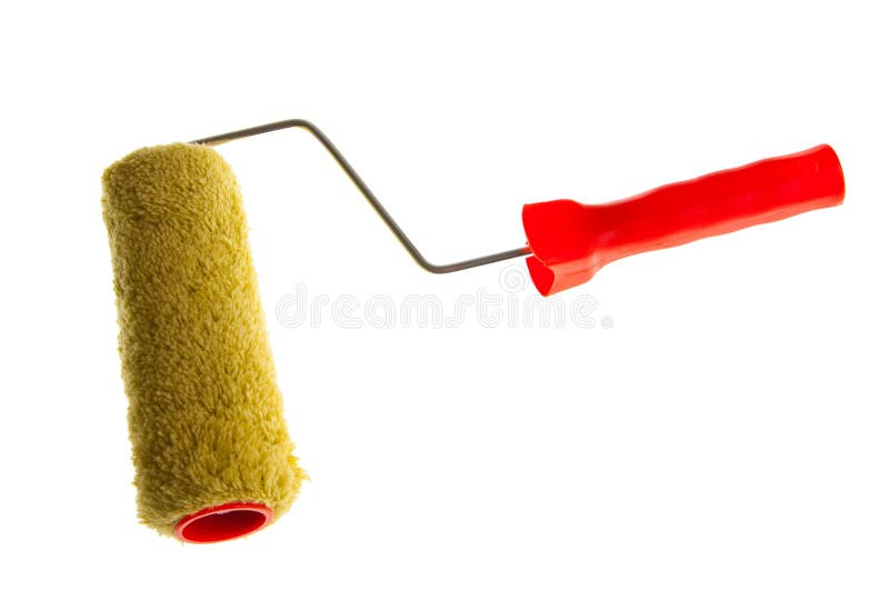 Paint roller stock photo. Image of refurbishment, paint 12528150