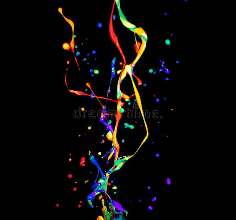 Paint on a speaker stock image. Image of rainbow, spray 15298203