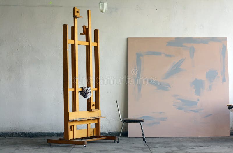 Paint studio stock photo. Image of paint, wood, studio 11048692