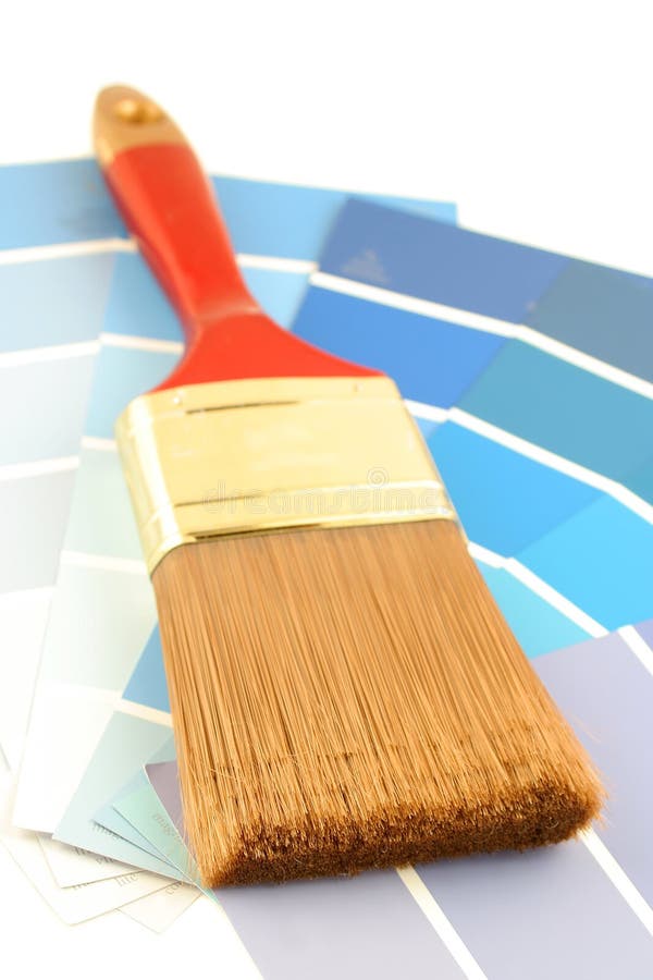 Paint swatches stock image. Image of hues, paintbrushes 2232447