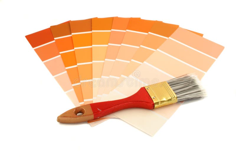 Paint swatches stock image. Image of renovation, home 2237897