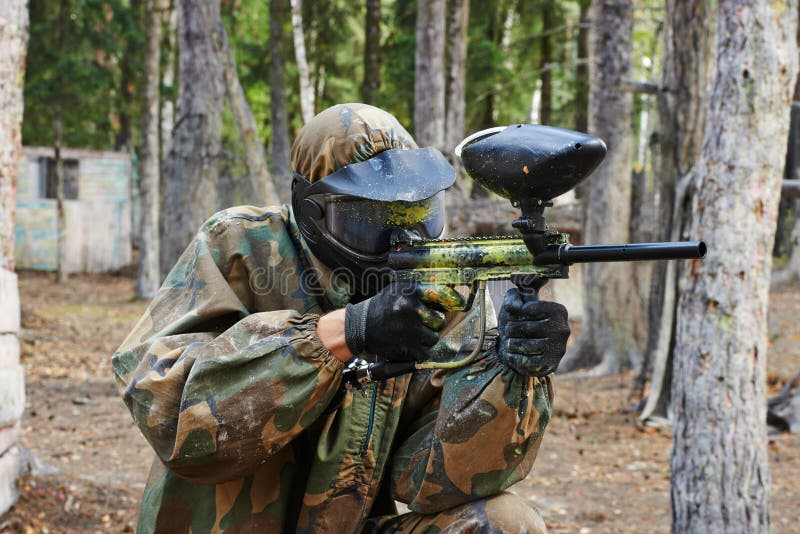 Paintball player royalty free stock photos Paintball player royalty free stock photos