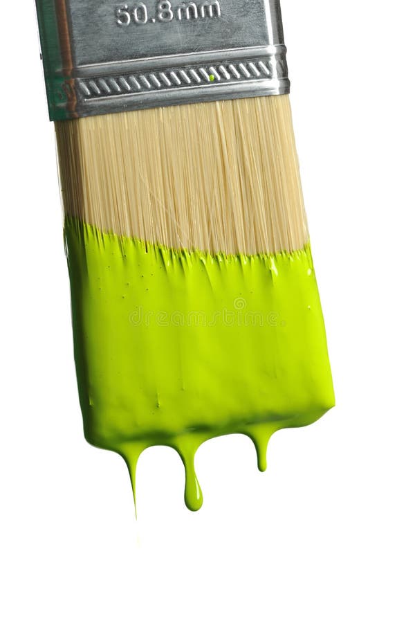 Green Paint Dripping stock image. Image of splashing 16164497