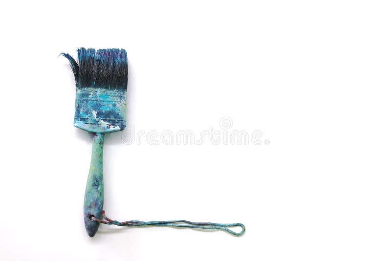 Paintbrush on white background. royalty free stock photos Paintbrush on white background. royalty free stock photos