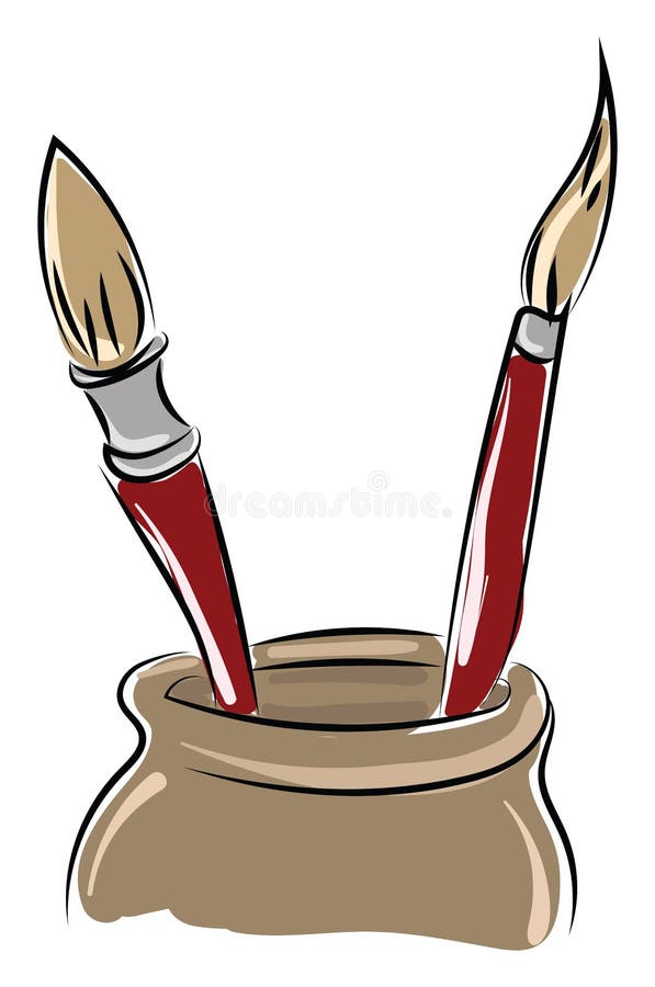 Paintbrushes Stock Illustrations – 2,201 Paintbrushes Stock Illustrations,  Vectors & Clipart - Dreamstime