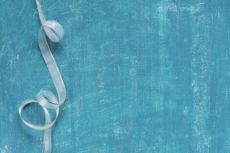 Painted Aged Blue Background with Ribbon Stock Photo Image of bright
