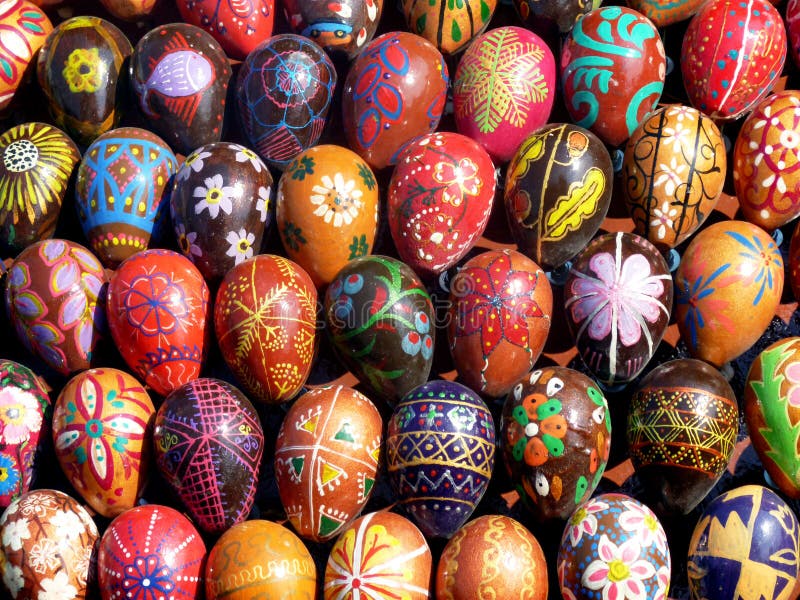 Painted Easter eggs