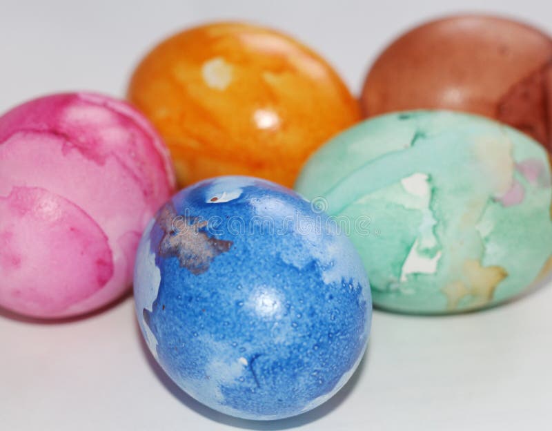Painted Easter Eggs. Paint the Eggs for Easter Stock Image Image of