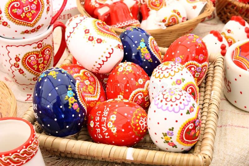 Painted eggs