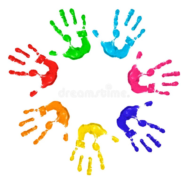 Boy Hands Painted Colorful Paint Stock Illustrations – 29 Boy Hands ...