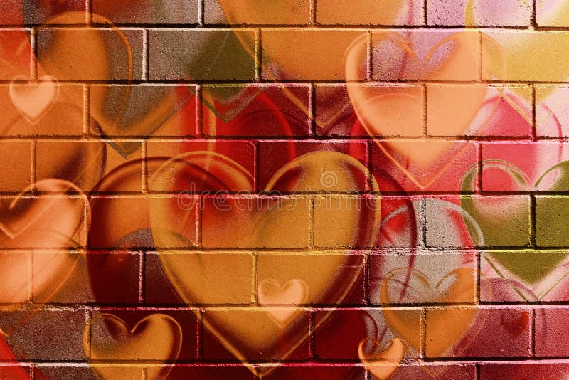 Brick Wall Heart Graffiti Stock Photos Download 569 Royalty Free Photos