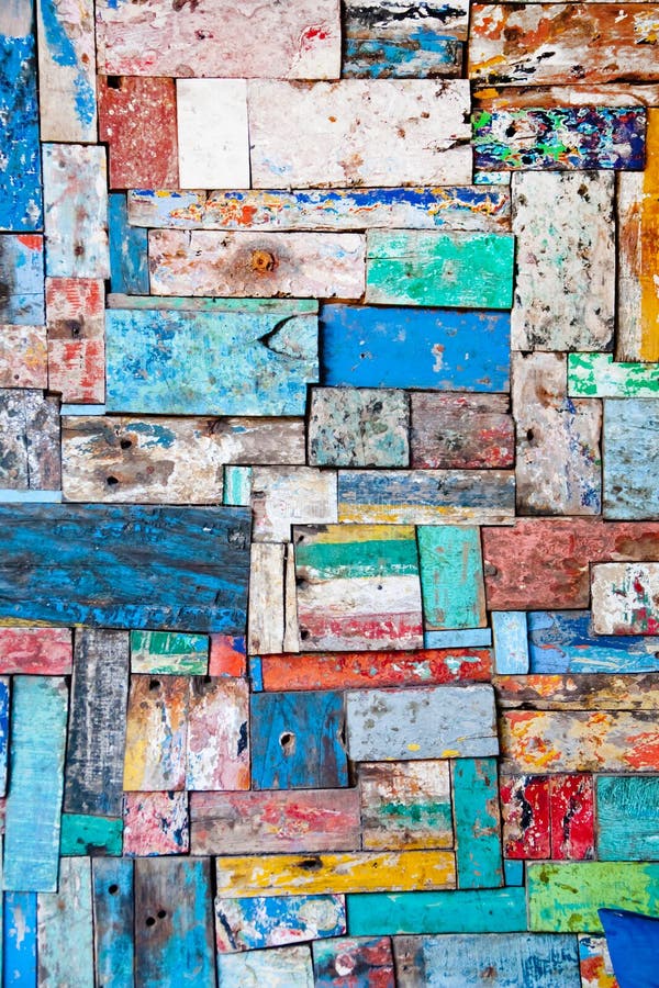 Painted peló textura de madera de la decoración imagen de archivo Painted peló textura de madera de la decoración imagen de archivo