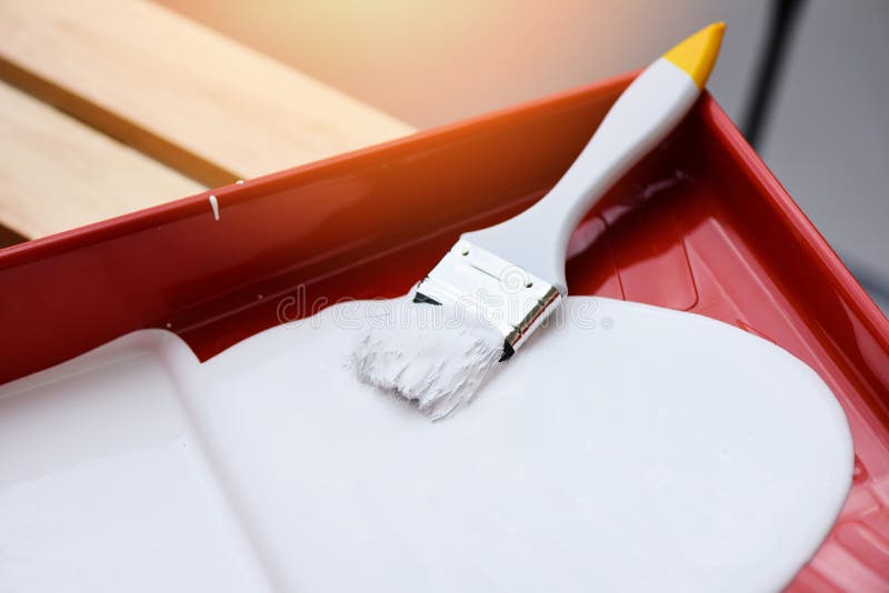 Paint Roller Hang On The Drying Rack Paint Brush Roll Stock Photo -  Download Image Now - iStock