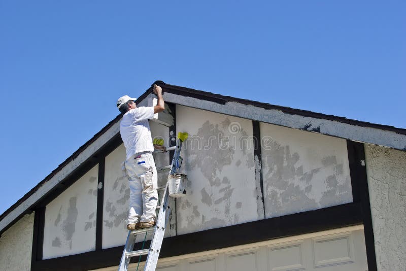 699 House Man Outside Painting Stock Photos Free & RoyaltyFree Stock