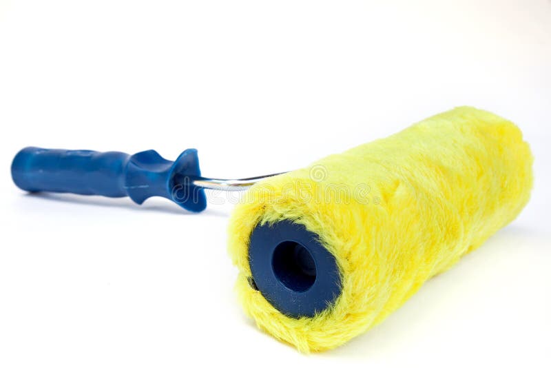 Painter roller stock photo. Image of covering, device 25798516