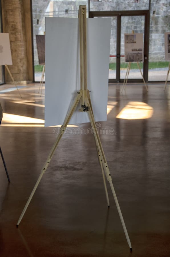 Painter`s Stand from Behind Stock Photo Image of easel, artwork 93479350