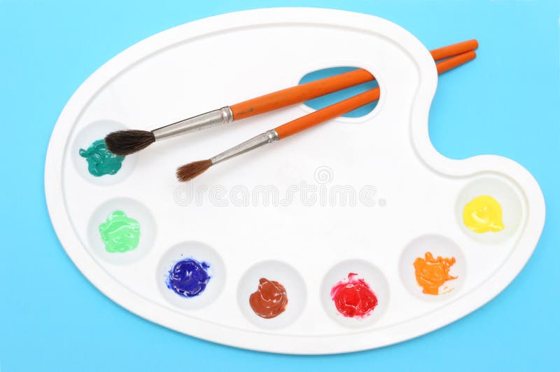 Painters Palette stock photo. Image of background, pallet 184902