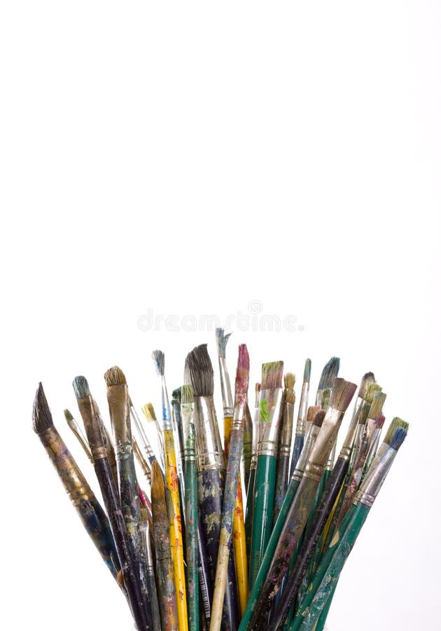 Artist paintbrush stock photo. Image of artistic, leisure 3429206