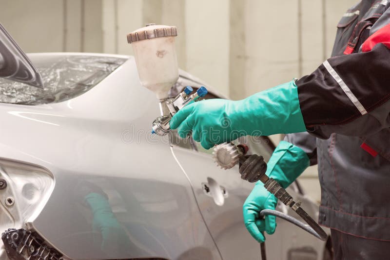 Painting a car stock image. Image of paint, coat, protective 67483869